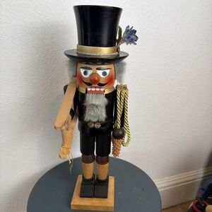 Vintage Original Steinbach Nutcracker Chimney Sweep S707 15.5" Erzgebirge